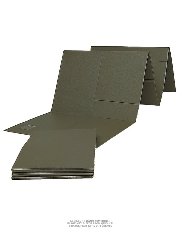 Matelas isolant pliable de la Bundeswehr, surplus militaire d'occasion