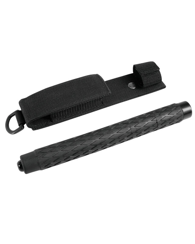 Matraque télescopique Mil-Tec acier au carbone 26 / 65 cm poignée TPE avec étui nylon