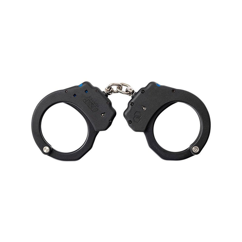 Menottes ASP Ultra Plus à chaîne arcs aluminium deux crans cadre 7075 T6