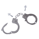 Menottes Mil-Tec Single Lock nickelées — formation et collection