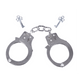 Menottes Mil-Tec Single Lock nickelées — formation et collection