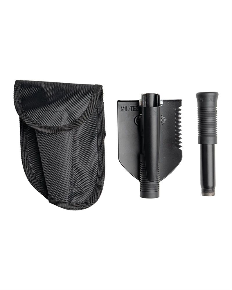 Mini pelle pliable Mil-Tec en acier au carbone démontable avec housse 560 g