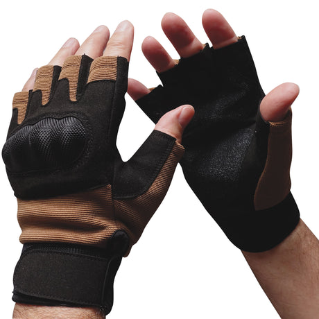 Mitaines coquées Patrol Equipement en nylon et élasthanne paume cuir synthétique