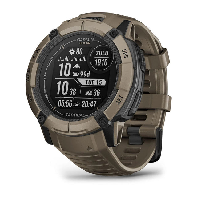 Montre connectée INSTINCT 2X SOLAR TACTICAL Garmin - Coyote - Welkit.com