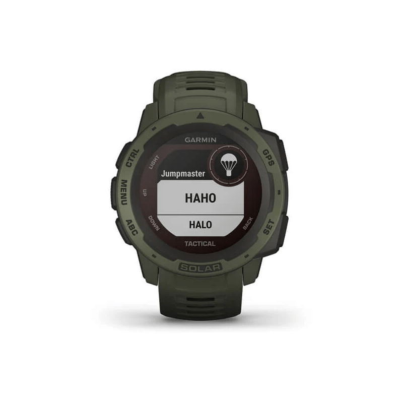 Montre connectée INSTINCT SOLAR TACTICAL EDITION Garmin - Vert - Welkit.com