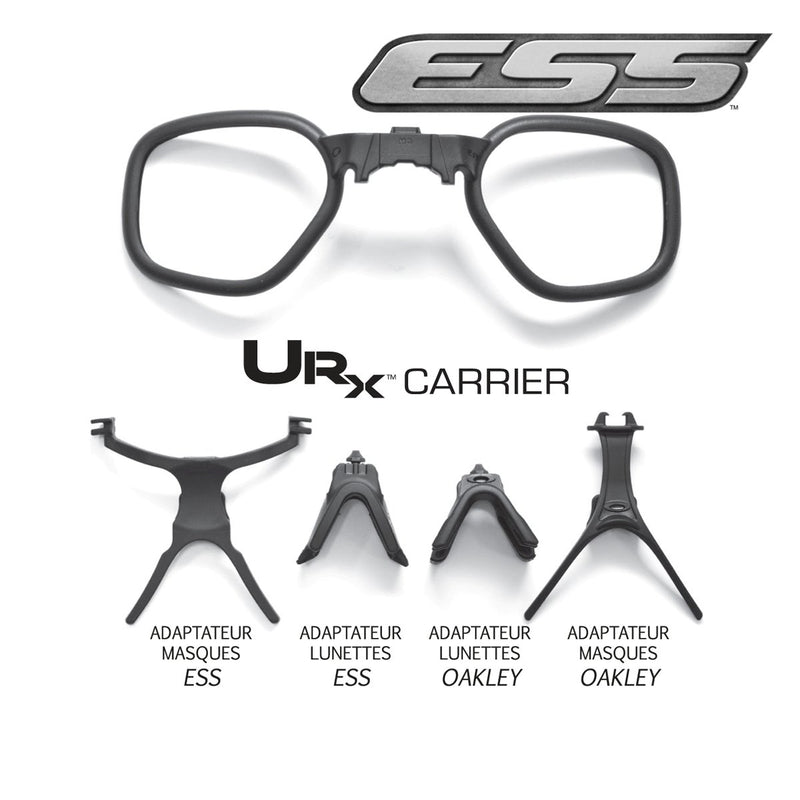Monture correctrice U-Rx ESS en nylon, deux jeux de pièces nasales et adaptateurs