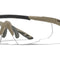 Monture de rechange Wiley X Saber Advanced semi-cerclée en nylon Triloid sans écran