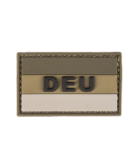 Morale patch Bundeswehr DEU Mil-Tec en PVC 3D 5,5 x 8,5 cm à dos auto-agrippant
