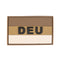 Morale patch Bundeswehr DEU Mil-Tec en PVC 3D 5,5 x 8,5 cm à dos auto-agrippant