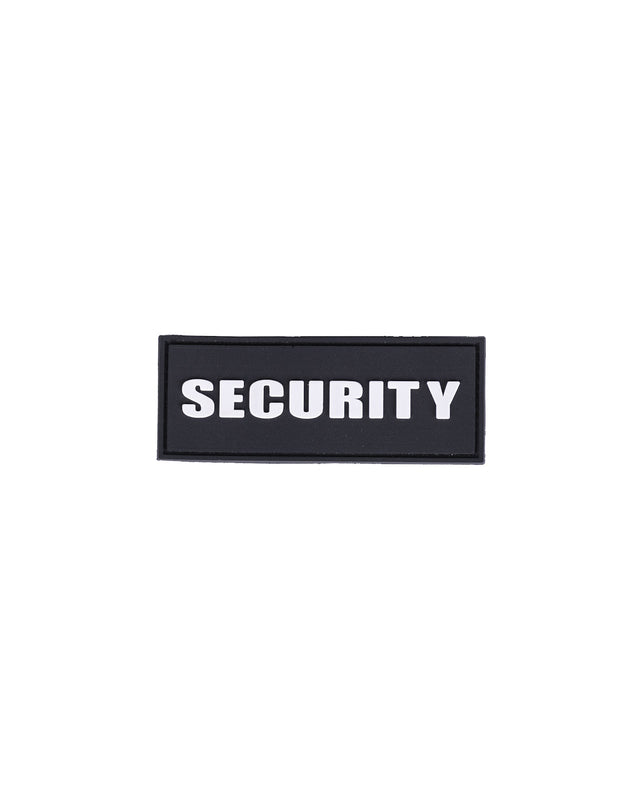 Morale patch Security Mil-Tec 3D en PVC 8,6 x 3,3 cm lettrage en relief auto-agrippant