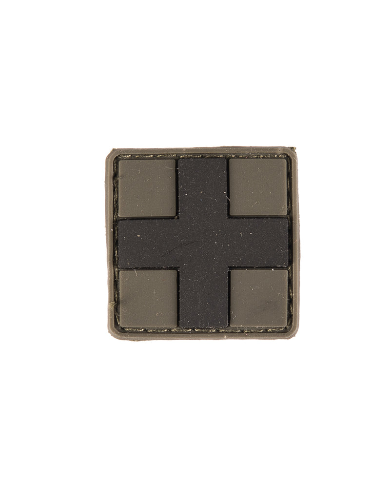 Morale patch premiers secours Mil-Tec 3D en PVC 2,5 x 2,5 cm dos auto-agrippant