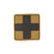 Morale patch premiers secours Mil-Tec 3D en PVC 2,5 x 2,5 cm dos auto-agrippant
