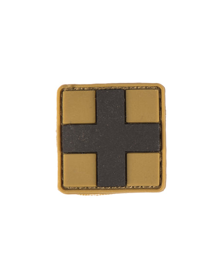Morale patch premiers secours Mil-Tec 3D en PVC 2,5 x 2,5 cm dos auto-agrippant
