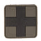 Morale patch premiers secours grand format Mil-Tec 3D PVC 5 x 5 cm 7 g auto-agrippant