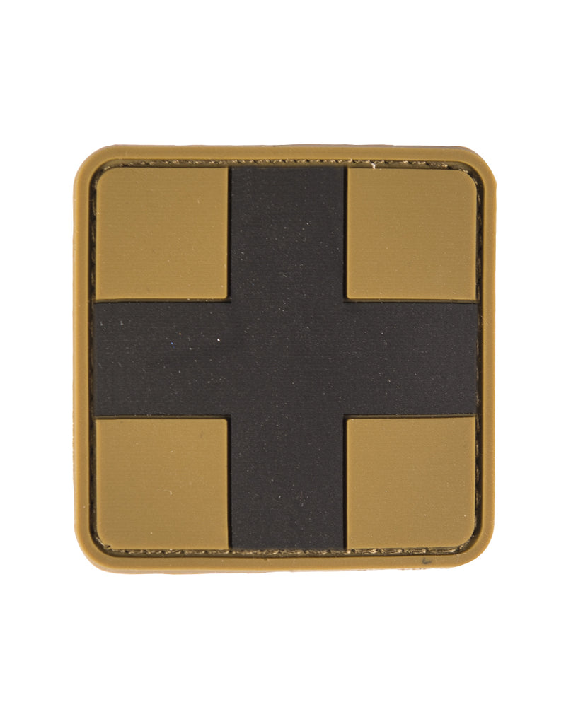 Morale patch premiers secours grand format Mil-Tec 3D PVC 5 x 5 cm 7 g auto-agrippant