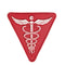 Morale patch signalisation médicale Mil-Tec 3D en PVC 7 x 7 cm dos auto-agrippant