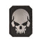 Morale patch tête de mort Mil-Tec 3D en PVC 5,5 x 4 cm dos auto-agrippant 7 g