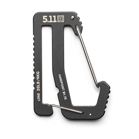 Mousqueton Hardpoint B175 5.11 Tactical ceinture 1,75 pouce acier 3Cr13MoV sécurisé