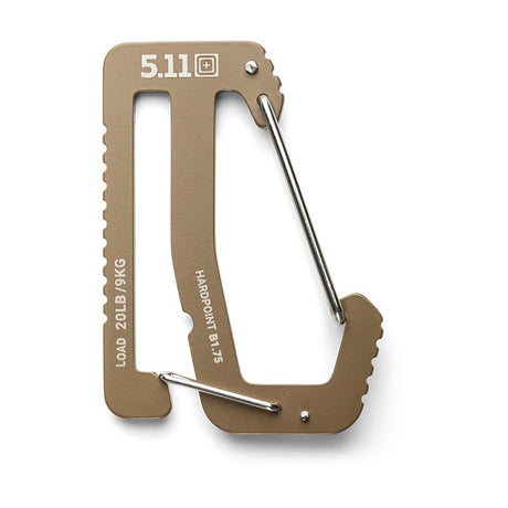 Mousqueton Hardpoint B175 5.11 Tactical ceinture 1,75 pouce acier 3Cr13MoV sécurisé