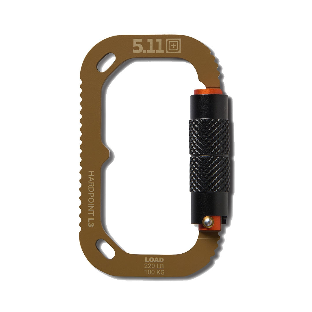 Mousqueton Hardpoint L3 Locking 5.11 Tactical verrouillage rotatif 100 kg