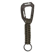 Mousqueton Mil-Tec porte-clés paracord 20,5 cm POM MOLLE (non certifié escalade)