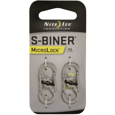 Mousqueton Nite Ize Microlock S-Biner Stainless Steel