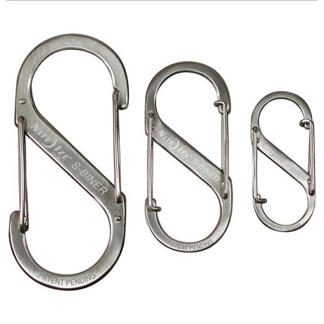 Mousqueton Nite Ize S-Biner 3 Pack Dual Stainless Steel