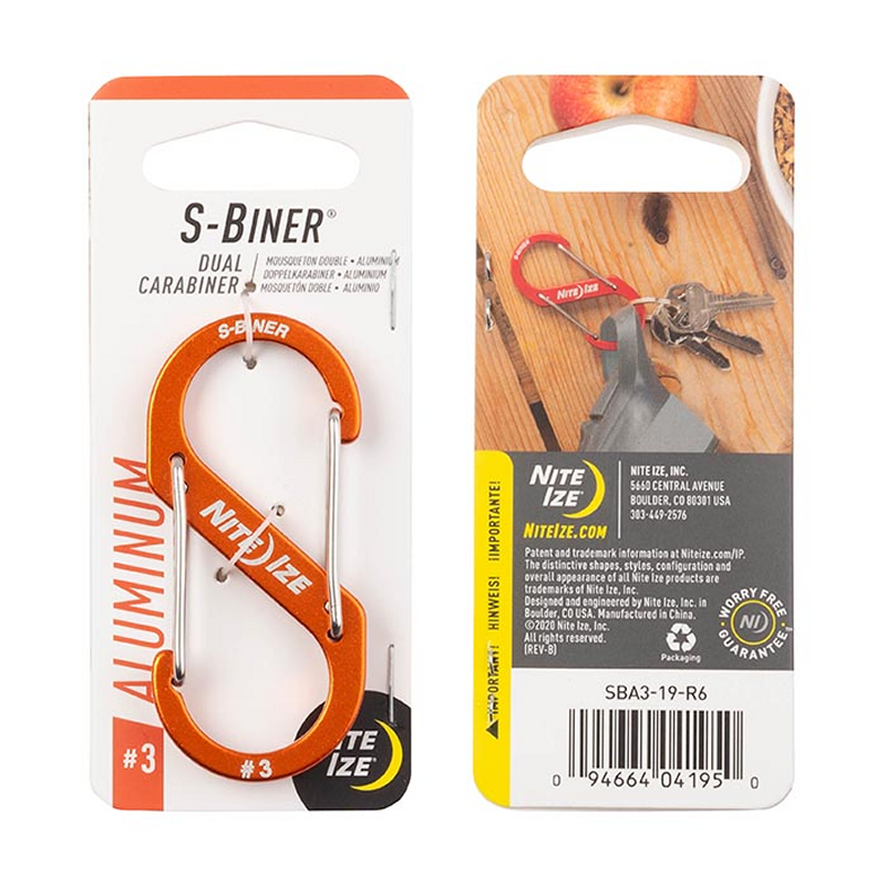 Aluminum Dual S-BINER Carabiner