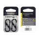 Mousqueton Nite Ize S-Biner en acier inoxydable double portillon charge 4,5 kg