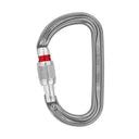 Mousqueton Petzl Am'D à verrouillage à vis, aluminium 27 kN, ouverture 25 mm
