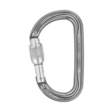Mousqueton Petzl Am'D à verrouillage à vis, aluminium 27 kN, ouverture 25 mm