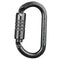 Mousqueton acier Petzl Oxan à verrouillage automatique triple action, 38 kN