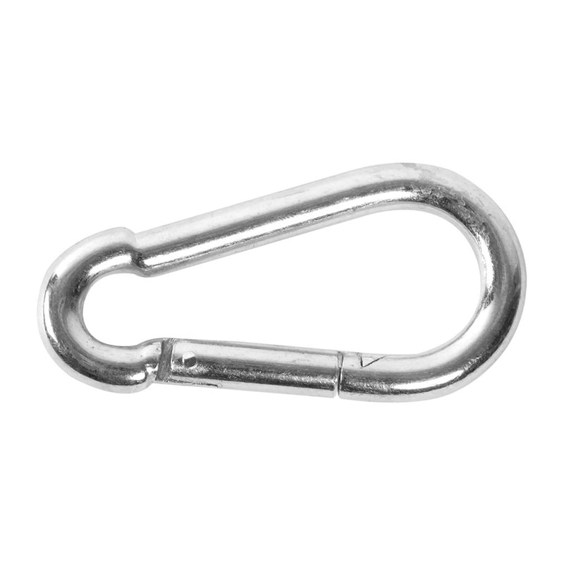 Mousqueton de hamac Ares en acier inoxydable 80 mm à ouverture et fermeture simples