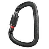 Mousqueton poire Petzl William à verrouillage à vis, 27 kN, ouverture 28 mm