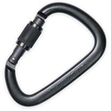 Mousqueton poire Petzl William à verrouillage à vis, 27 kN, ouverture 28 mm