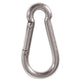 Mousqueton utilitaire Mil-Tec acier inoxydable 6 cm (non certifié escalade ni secours)