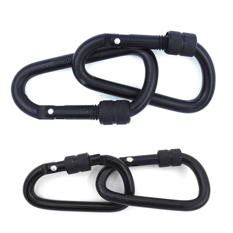 Mousquetons OPEX aluminium à vis de sécurité lot de 2 en 6 cm ou 8 cm au choix