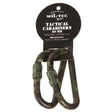 Mousquetons utilitaires Mil-Tec Tactical alliage aluminium 8 cm vendus par paire (non certifiés escalade ni secours)