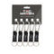 Mousquetons utilitaires Tac Maven en aluminium 6 mm vendus par lot de 5 avec anneau