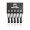 Mousquetons utilitaires Tac Maven en aluminium 6 mm vendus par lot de 5 avec anneau