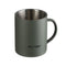 Mug isolé Mil-Tec Quart en acier inoxydable 450 ml incassable avec finition mate adaptée au terrain