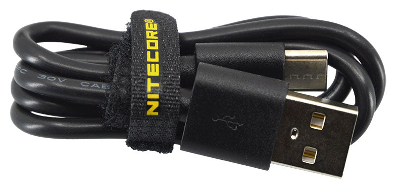 Nitecore Câble de chargement USB-A vers USB-C 23 g pour la charge du matériel