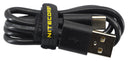 Nitecore Câble de chargement USB-A vers USB-C 23 g pour la charge du matériel