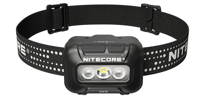 Lampe frontale Nitecore HA13 RGB 350 lumens portée 80 m étanche IP66
