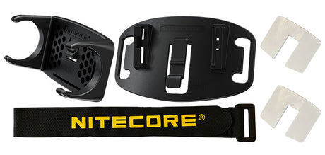 Montage pour lampe Nitecore Kit de montage pour casque 130 g pour éclairage embarqué