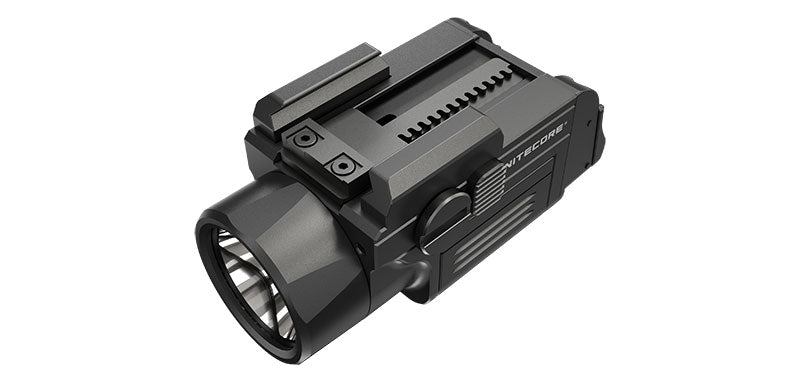 Lampe pour arme de poing Nitecore NPL27 rail Picatinny 650 lumens portée 410 m rechargeable USB-C