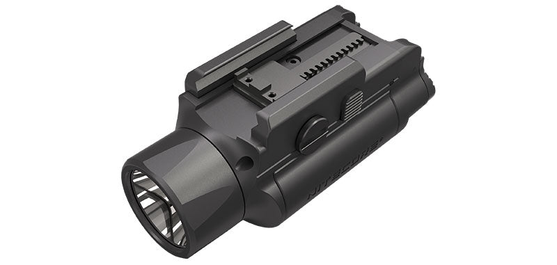 Lampe pour arme de poing Nitecore NPL35 rail Picatinny 2 000 lumens portée 412 m rechargeable USB-C