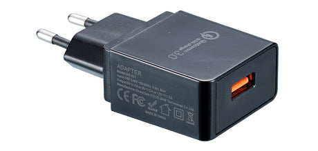 Chargeur Nitecore Adaptateur secteur 100-240V QC3USB pour la charge du matériel