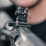 Organe de visée arrière MBUS 3 Magpul polymère 30 g à réglage de dérive rapide