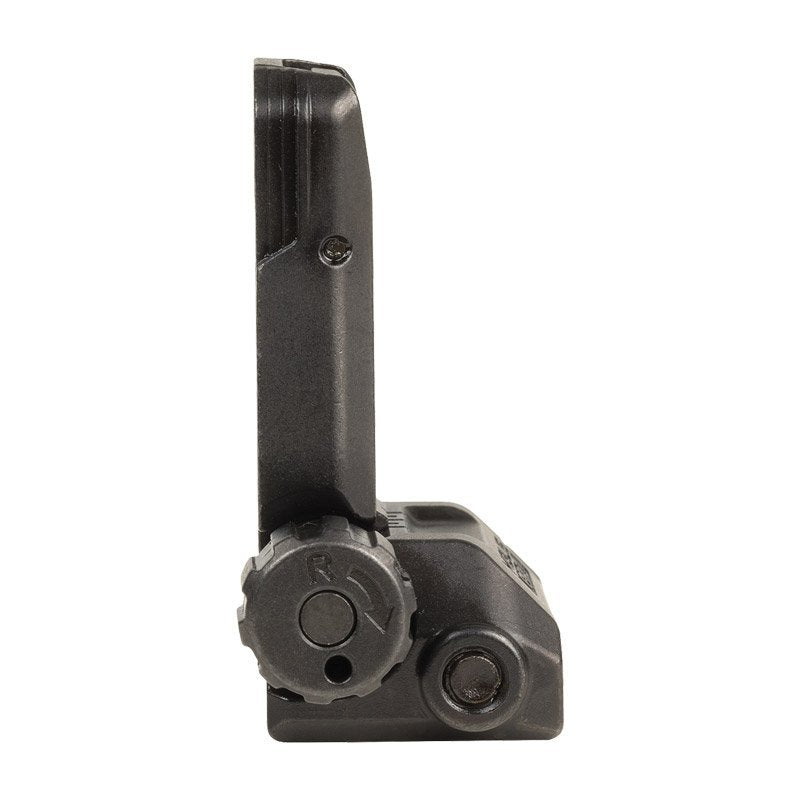 Organe de visée arrière MBUS Pro Magpul en acier traité rabattable de 28 g